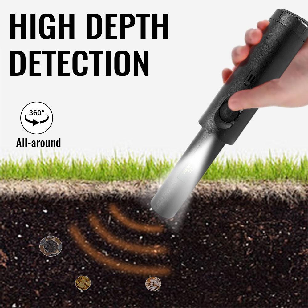 Detector de metale de înaltă sensibilitate, de mână, Pointer GP, Detector portabil, Impermeabil, Căutare de comori, Pentru localizarea monedelor de argint și a aurului