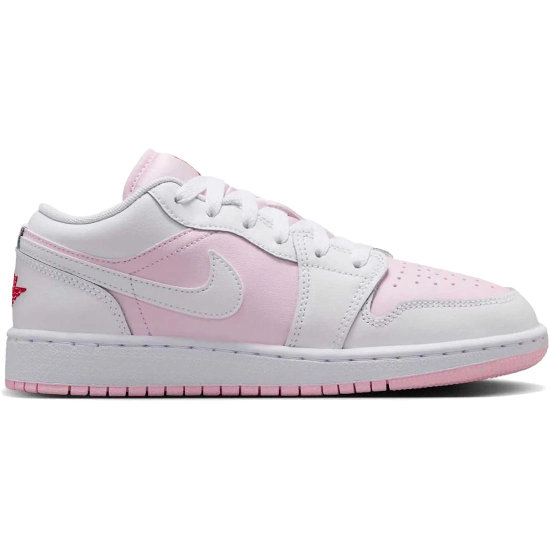 

Sneaker Jordan 1 Low Pink Foam Fire Red White (GS)(553560-608) 40