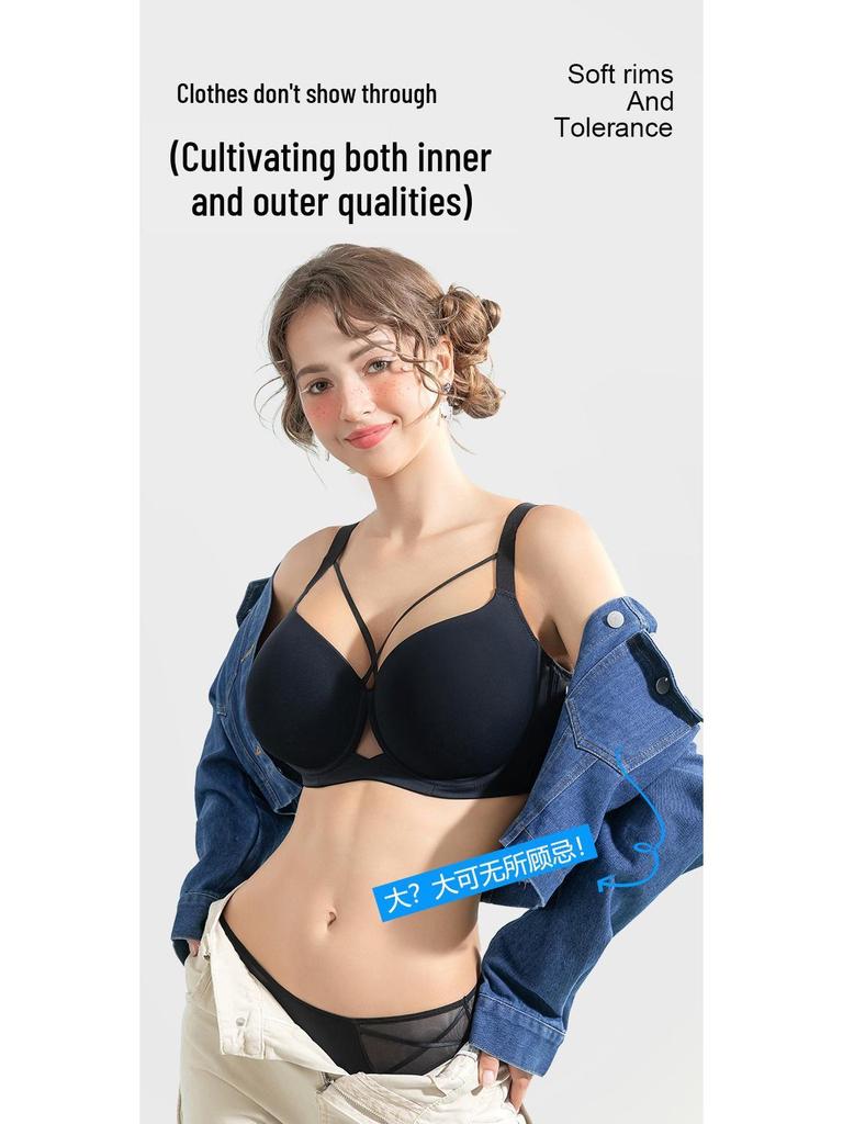 Women's Plus Size Seamless Bra: Enhances, Lifts, and Shapes for a Full, Sexy Look