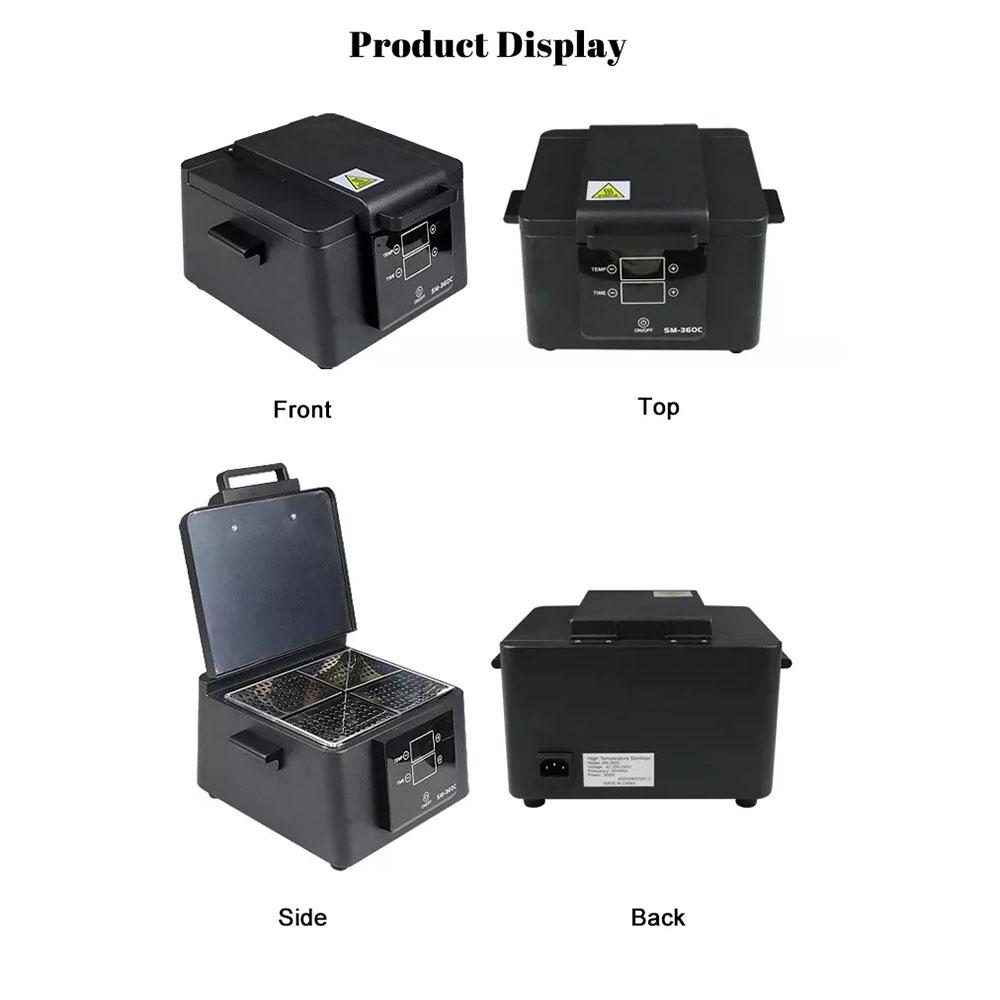 2.6L High Temperature Disinfection Cabinet Manicure Pedicure SPA Salon Metal Tool Sterilizer For Beauty Hair Nail Metal Tools