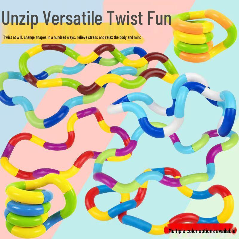 Versatile Twist Rope Fun Circle: Adult Decompression and Venting Toy