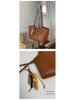 French Retro Woven Underarm Tote - Large Capacity Single Shoulder Handbag Casual Basket for Vacation