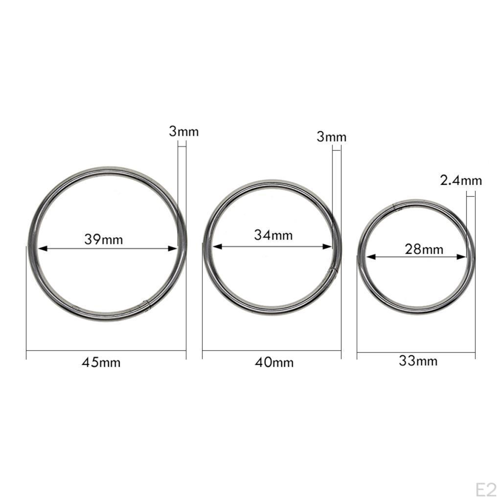 10er-Pack Metall-Sicherungsringe, geteilter Ringverbinder für Kronleuchter, Vorhänge, Kristallgirlanden, Halsketten,