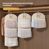 2/3Layer Large Capacity Storage Mesh Bag Underwear Socks Storage Bag Breathable Wardrobe Organizer With Clothes Hanger