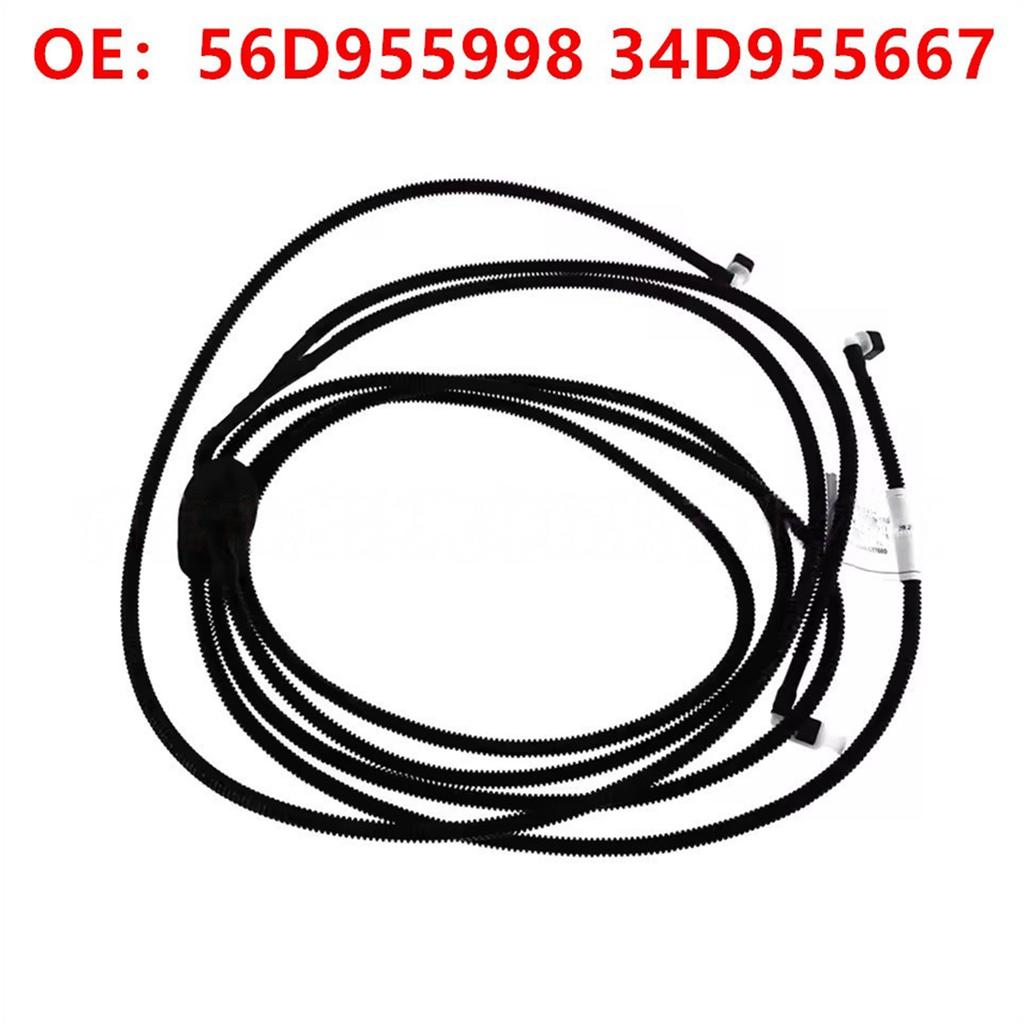 Wymienna dysza spryskiwacza przedniej szyby Pasująca do MK5 MK6 Golf 5 6 5 6 Touran Sharan MK5 MK6 56D955998 34D955667