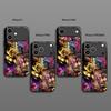 Gold Floral Pattern 2D Phone Case for iPhone 17 16 15 14 13 12 11 X XR XS Max Pro 8 plus - Glass Protective Cover