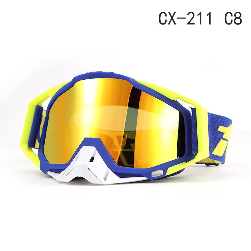 Gafas de Moto y Esquí a Prueba de Viento Transfronterizas: 100% Todoterreno, Equitación al Aire Libre y Protección para Descenso