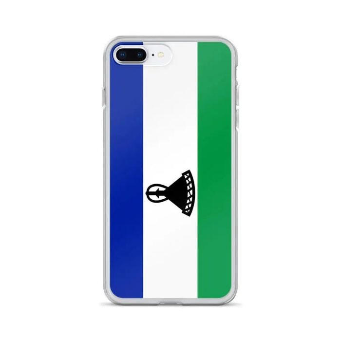 Coque iPhone - Lesotho - Drapeau - Souple - Flerfarget - Kompatibel iPhone 7 Plus