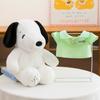 POLO Shirt Dressing Snoopy Plush Toy Cute Doll Sleeping Pillow Dog Doll Birthday Gift