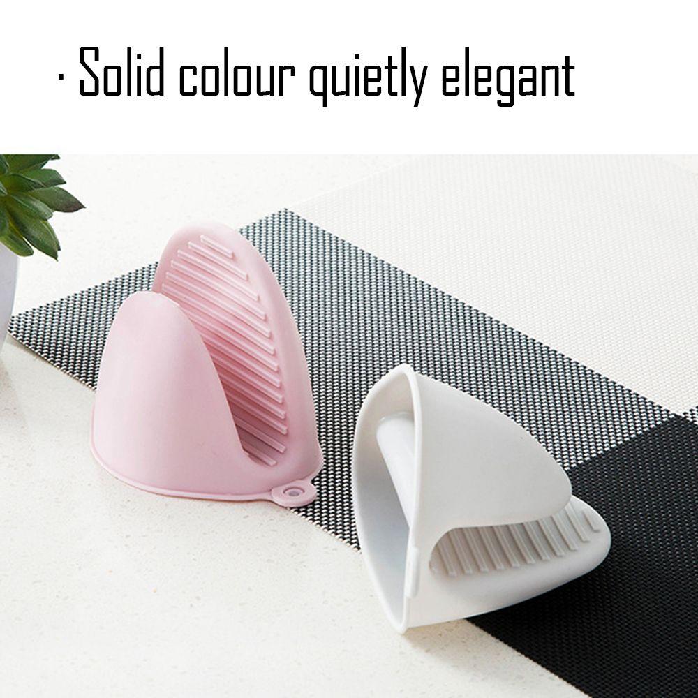 Microwave Anti-hot Non-slip Silicone Thickened Cooking Mitten Oven Mitts Hand Protector Gloves