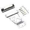 Short Guitar Tailpiece with Bridge Cover And Base Plate 6 String Electric Guitar Trapeze Tailpiece Bridge Easy Install
