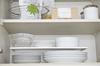 Yamazaki Dish Rack, Dish Storage Plate, Large, White, 2960