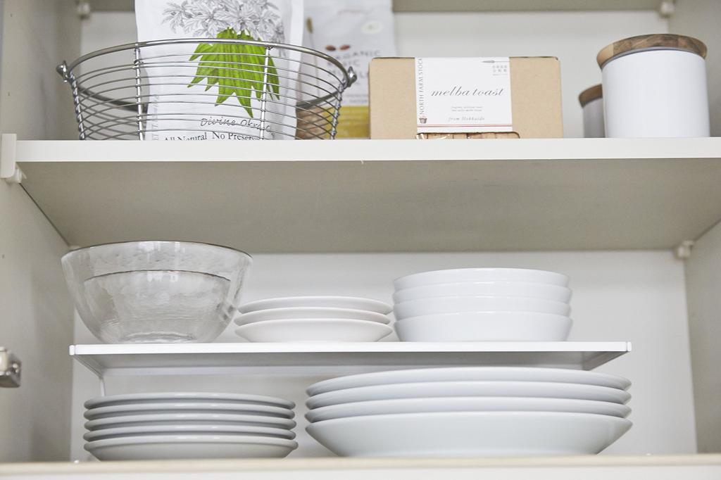 Yamazaki Dish Rack, Dish Storage Plate, Large, White, 2960