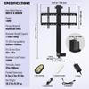 TV Lift Stand Motorized TV Auto Lift Mount Bracket for 26"-60" Flat Screen LCD/LED/OLED Plasma TVs Heavy Duty Electric TV Mount Motorised TV Lift