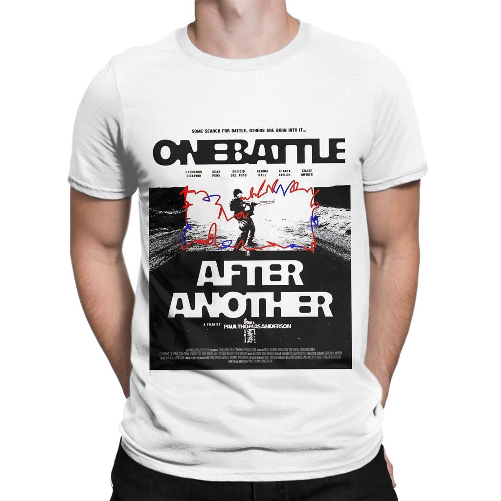 Ein Kampf nach dem anderen schwarzes Grafik-T-Shirt aus 100 % Baumwolle Ein Kampf nach dem anderen Oberteile T-Shirts für Unisex