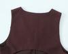 2025 Spring Women's Fashion: European-American Style Cut-Out Vest & Long Pants Set