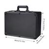 Hairdressing Bag Hairdresser Travel Case Portable Barber Tool Box Mobile Beauty Cosmetics Toiletry Bag Organiser Holder (Black)