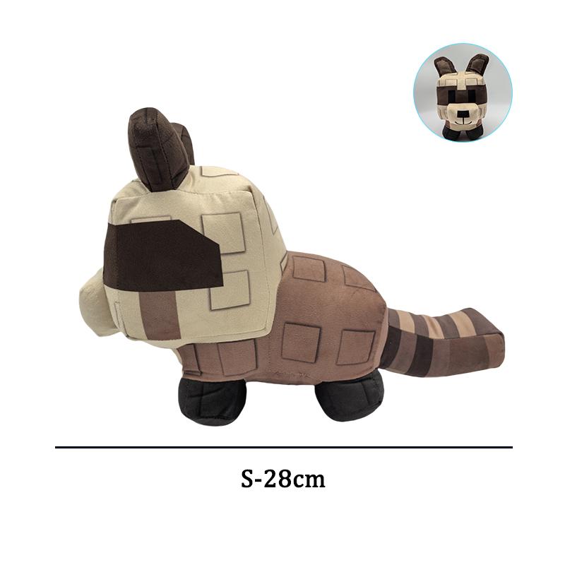 TreasuringU 28/40cm Grow Garden Wolf Plush Toys Game Cartoon Raccoon Fox Stuffed Dolls Pillow Soft Toy Brinquedos Birthday Gifts