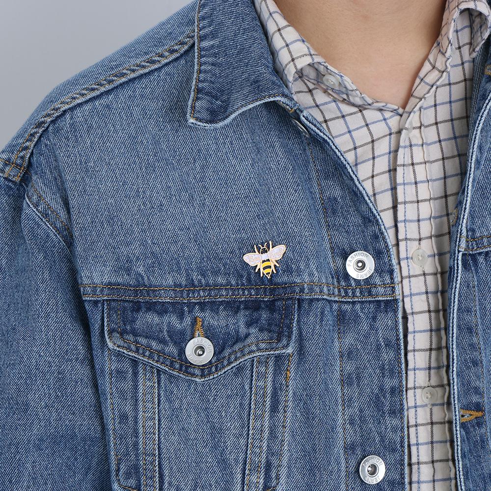 

Jewelry Men Brooch Fashion Cute Lapel Pin Animal Badge Bee Honey Enamel Pins