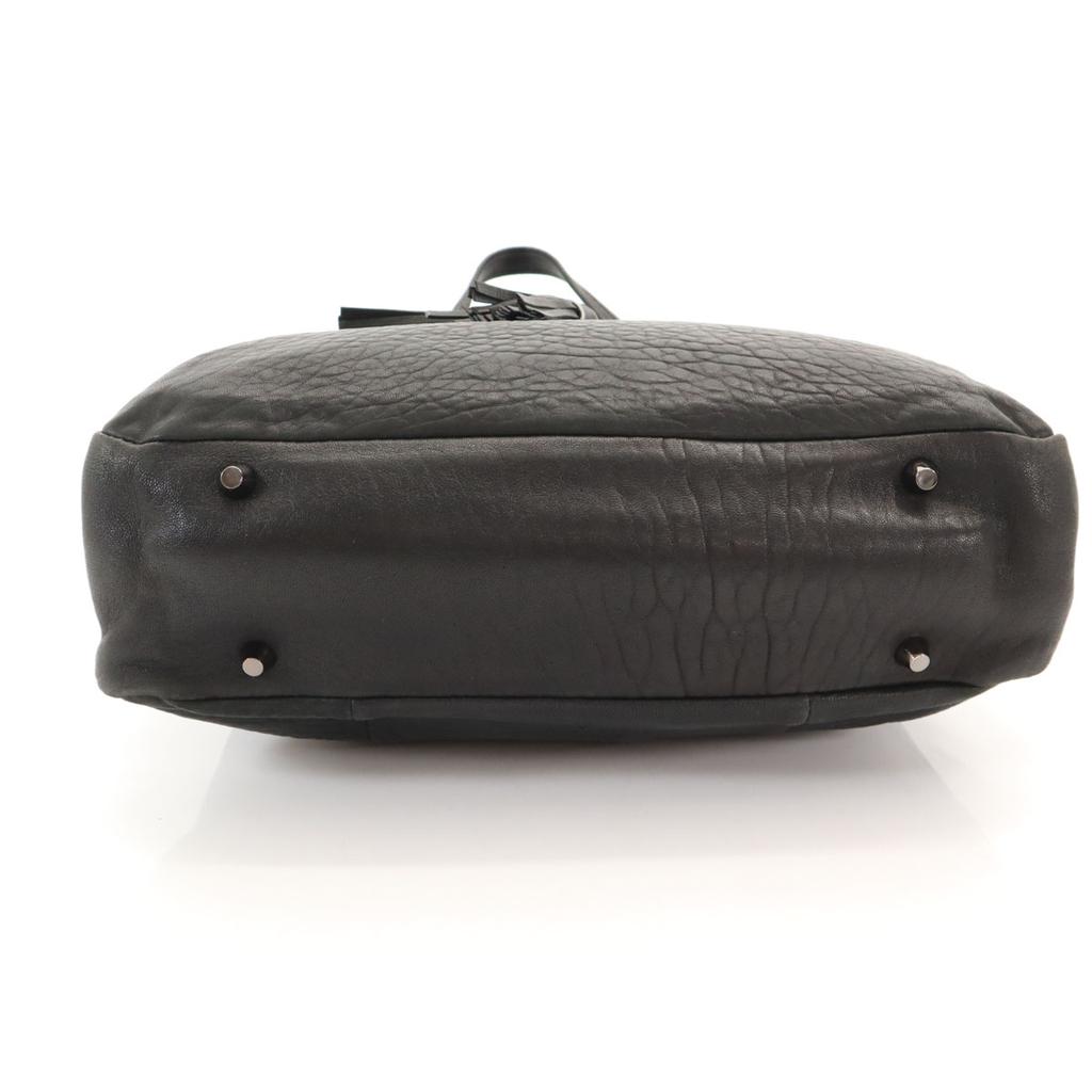 Anya Hindmarch ribbon tassel Tote Bag black Women Used