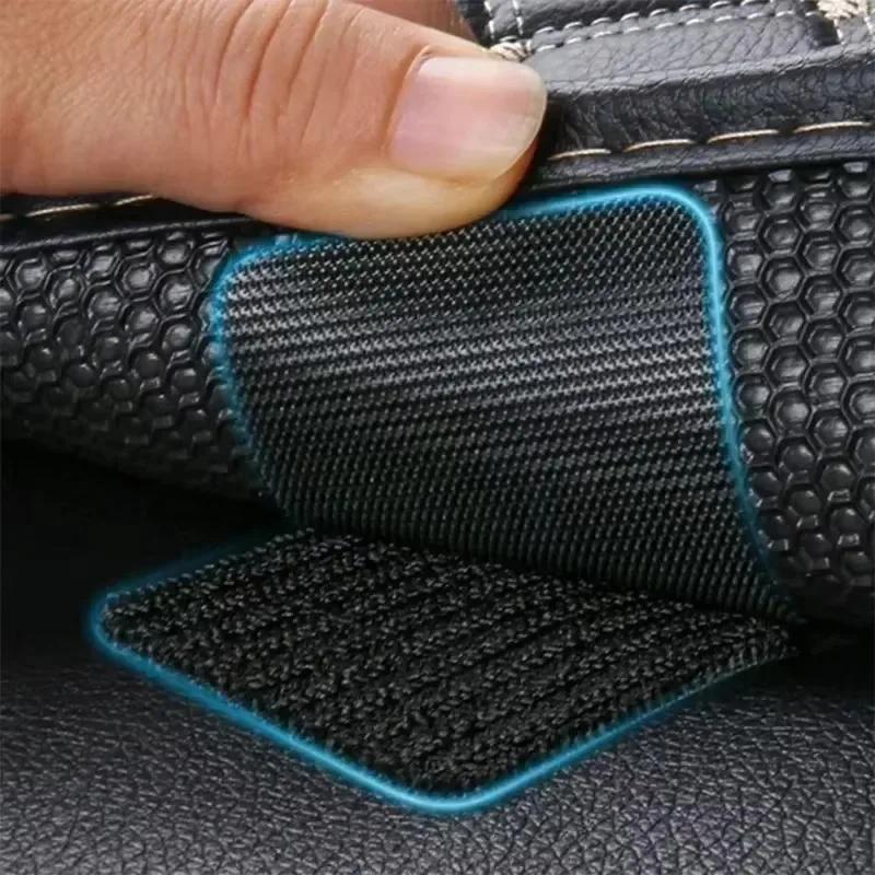 Carpet Fixing Stickers Self-adhesive Double-sided Carpet Fixing Stickers Car Home Floor Round Square Anti-slip Tape Strips