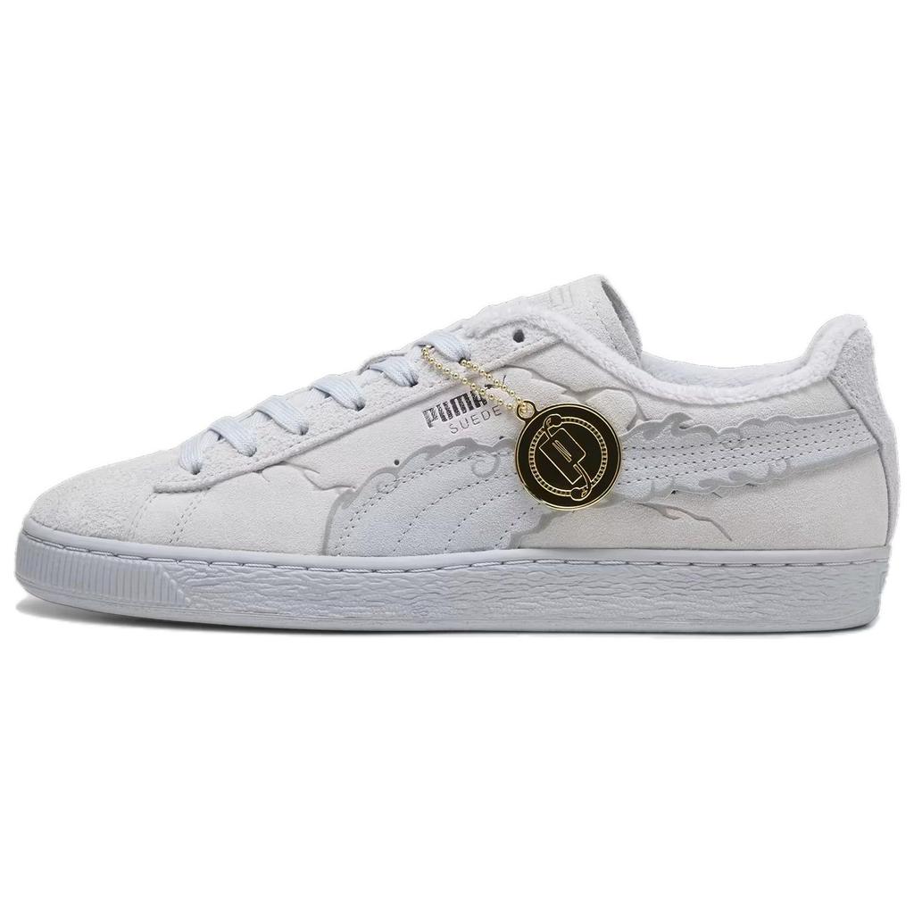 One Piece x Puma Suede Gear 5 Luffy Baskets Homme Gris Plume-Gris Gris Platine 396524-01