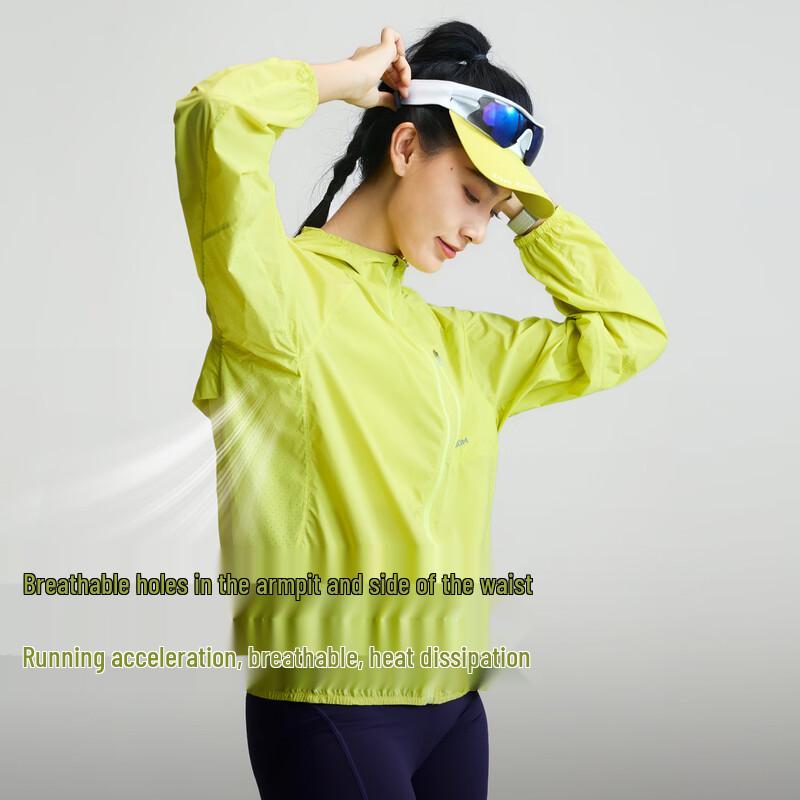 Yuebu Women's Hooded Running Sun Protection Jacket