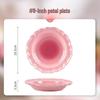Wuhua Nordic Gradient Pink Petal Dinner Plate
