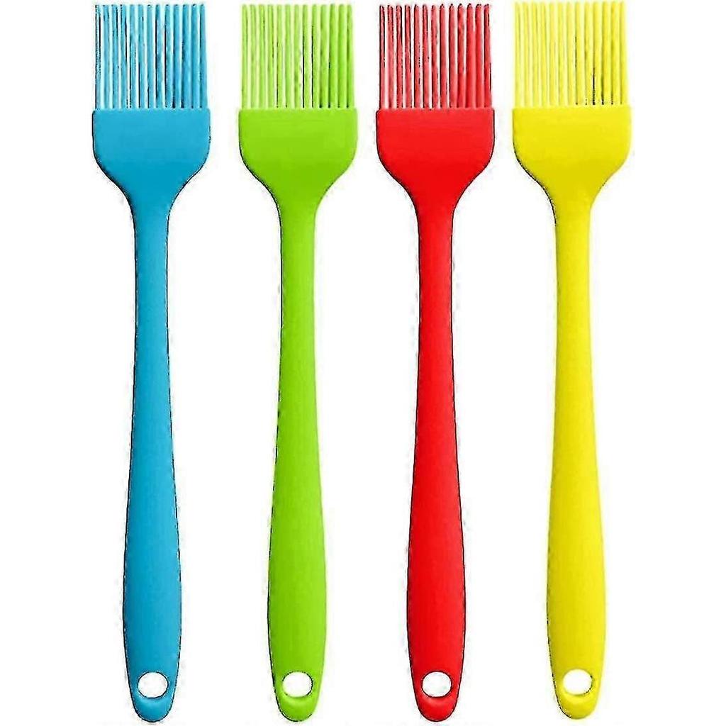 Pastry Basting Brush, Silicone Heat Resistant Sauce Butter Oil Baking Cooking Brush Silicone Brush Bbq Brush Silicone Brush Diy Baking Tool(4pcs Z