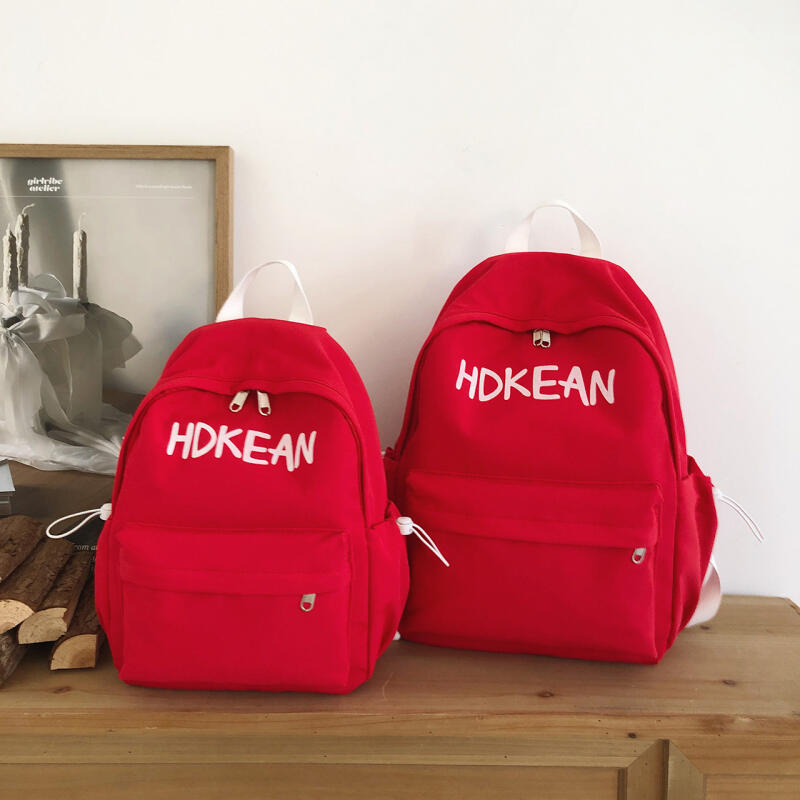 Senior High School Large Capacity Schoolbag Women's Letter Backpack