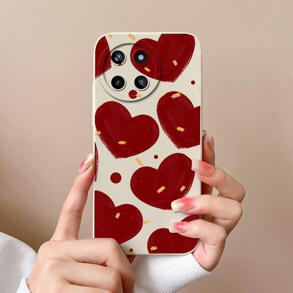 Leisure Style Case For Oppo Realme 11 Pro Plus Full Protection Soft Liquid Silicone Back Cover For Realme11 4G 5G Phone Cases
