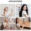 Foldable Phone Tripod Carabiner-Mounted for IPhone 17 16 15 Portable Dual-sided Magnetic Tripod Desk Mount Phone Handle Holder