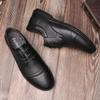 Sapatos Sociais Masculinos Couro Genuíno Formal Negócios Cadarço Minimalistas Sapatos Para Homens Luxo Sapatos Masculinos Casuais Mocassins