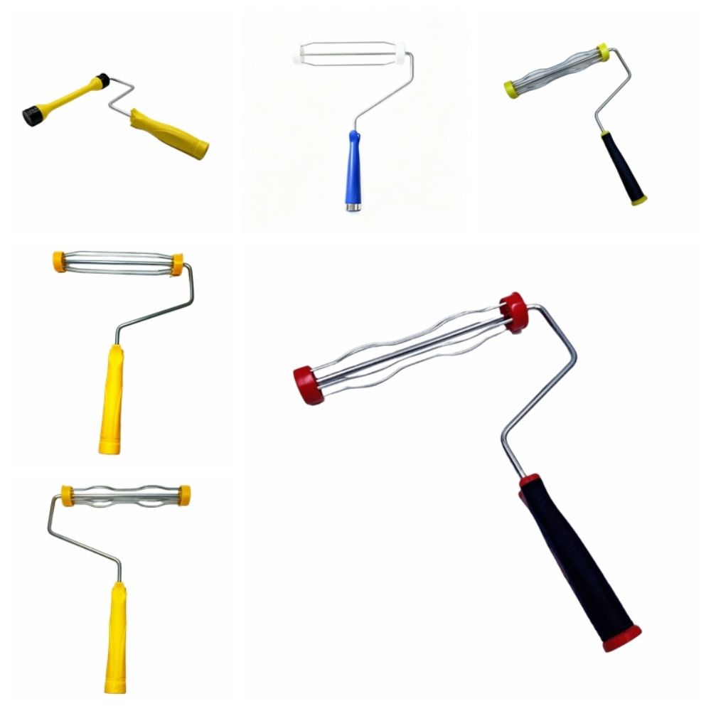 Yellow And Blue Roller Core Wall Painting Tool 9/10 Inch Paint Roller  Home Wall Decoration
