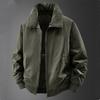Winter New Fleece Thick Warm Pilot Jacket Men Fashion Casual Windproof Coat Men Autumn Outwear Outdoor Fur Collar Jacket Men