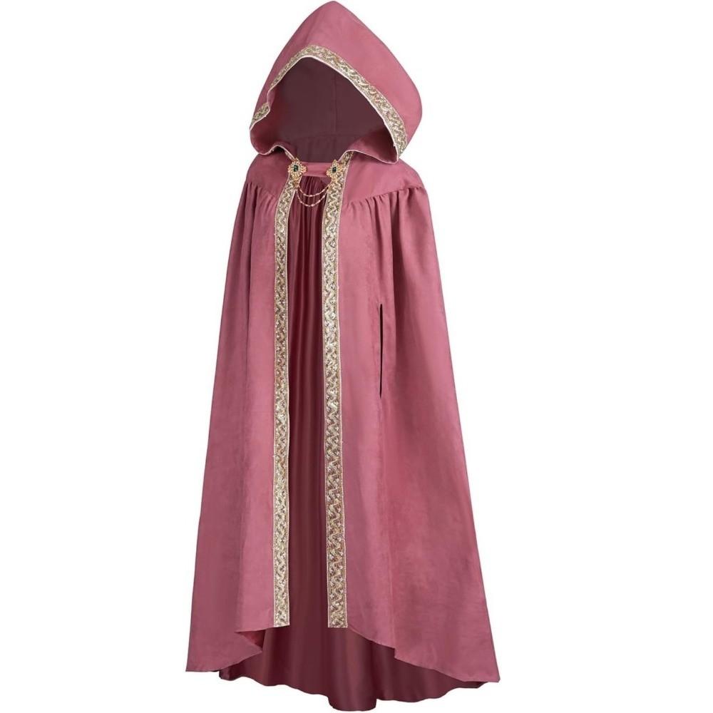 Fantasy Middeleeuwse Cape Anime Cosplay Kostuum Multifunctionele Halloween Cape Tovenaar Ridder