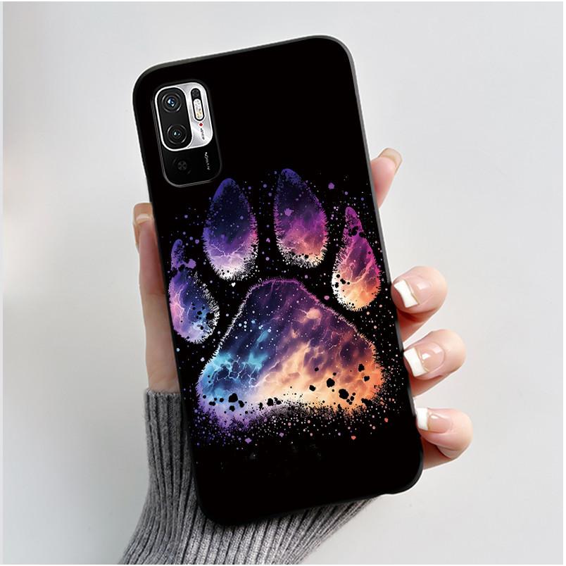 Casing For Redmi Note 10 JE 10T JE Phone Case Luxury Dragon Cute Cool Boys Girls Shockproof Black Matte Soft Silicone Back Cover
