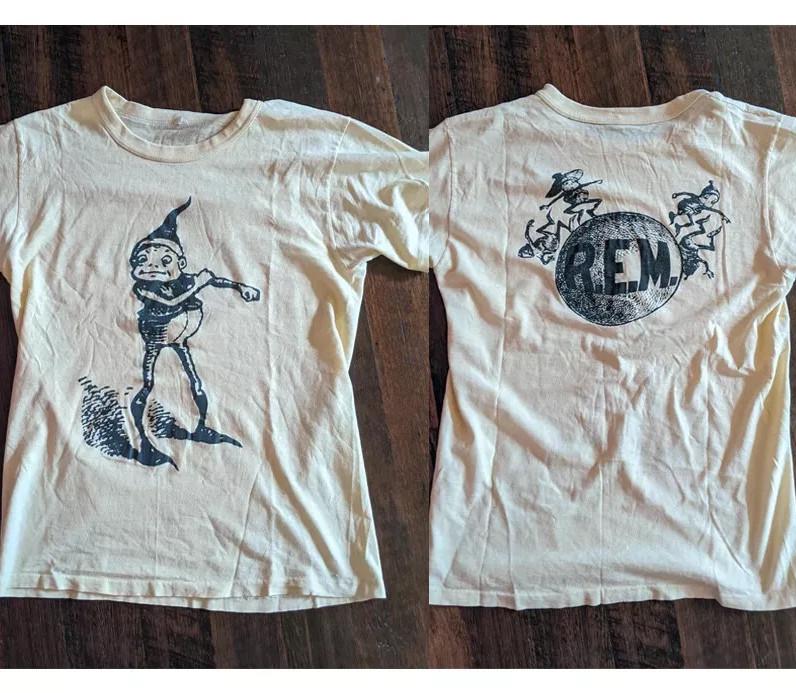 Vintage 1982 R.E.M. REM Band REPRINT 1982 T-skjorte, størrelse S-4XL