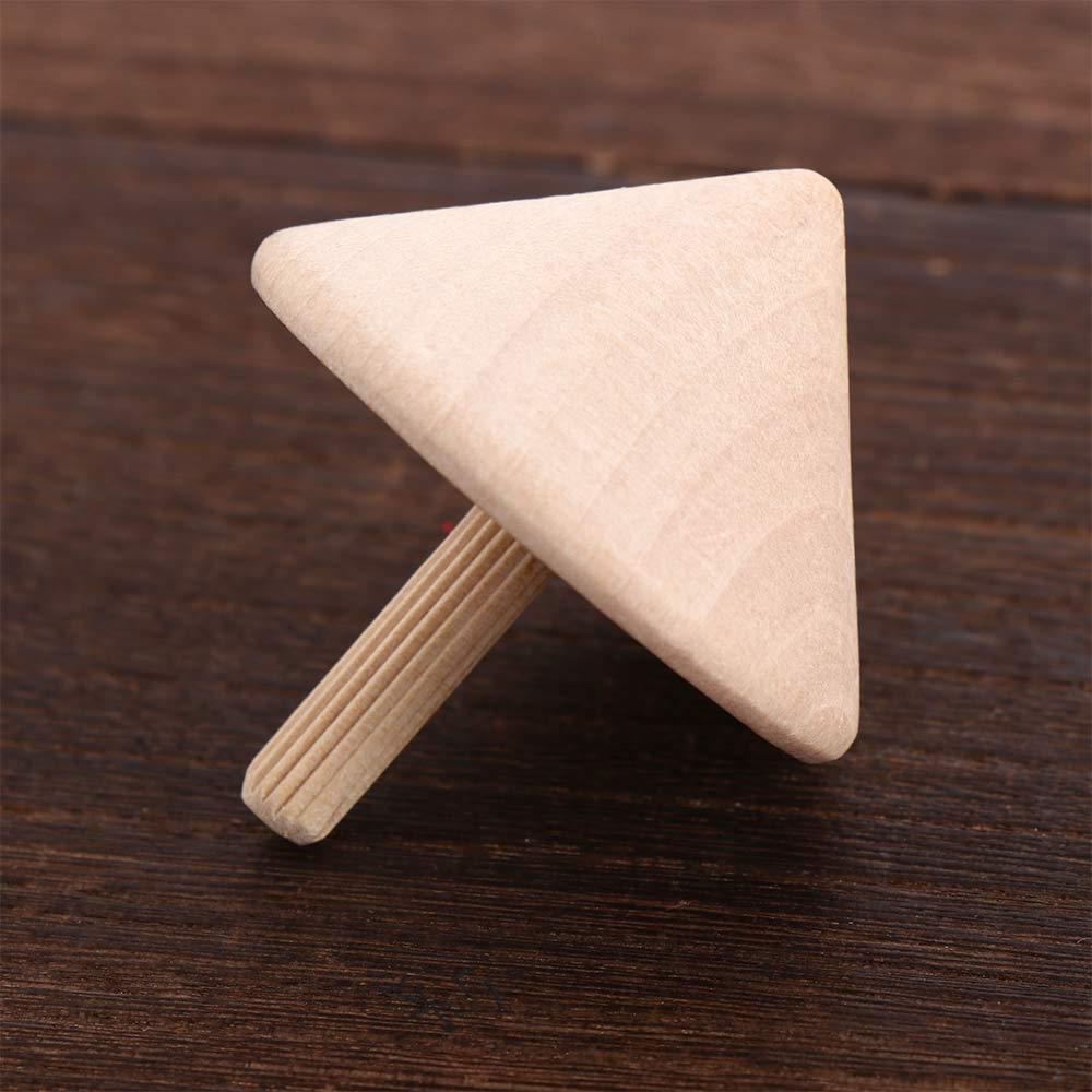 Kindergarten Toy Desktop Wooden Spinning Tops DIY Gyroscope Toys Wooden Rotate Gyro Gyro Toys