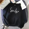Womens Autumn Korean Style Letter Hoodie With Print For Casual Streetwear