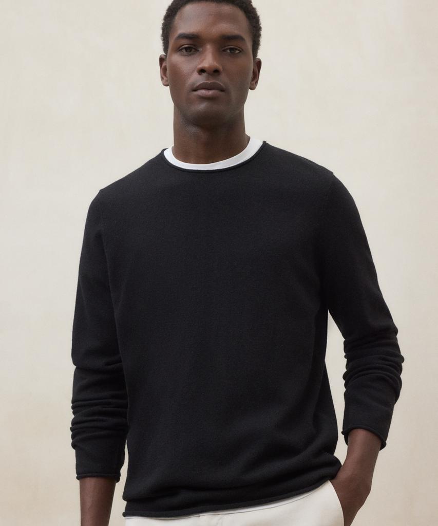 Ekoalpeu Men'S Black Ulan Sweater