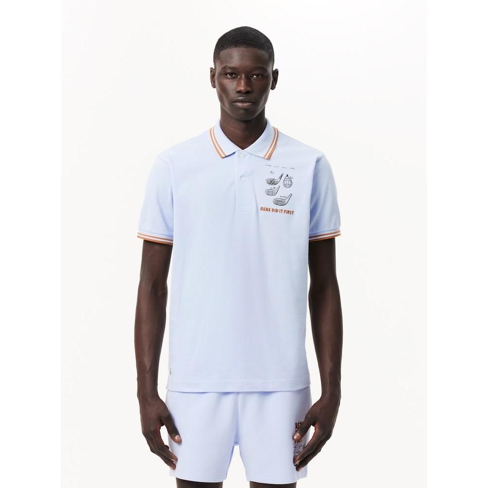 

Lacoste Мужская футболка-поло Rene Did It First с рисунком Ph8008 54g J2g q2nPh8008 54gJ2g 004