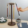 Retro Desktop Calligraphy Brush Stand and Pen Holder Display Shelf
