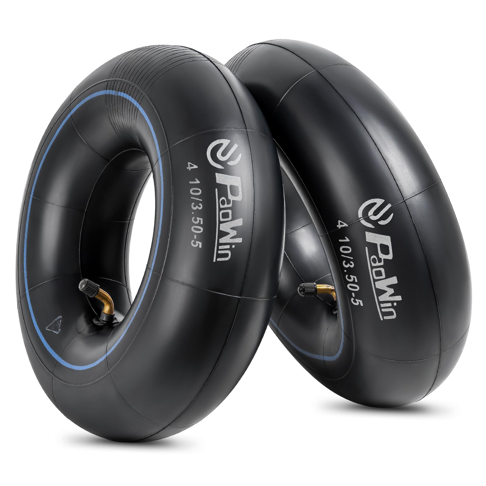 

PaoWin 2pcs, 4.10-5 Tube, 3.50-5 Tube, Tire Tube 4.10/3.50-5 Valve TR87, 3.50-5 Lawn Mower Tube, 4.10-5 Lawn Mower Tube, 4.10-5 Hand Cart Tube, 3.50-5