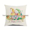 Popular Easter Cartoon Rabbit Sofa Cushion Cover for Home Decoration