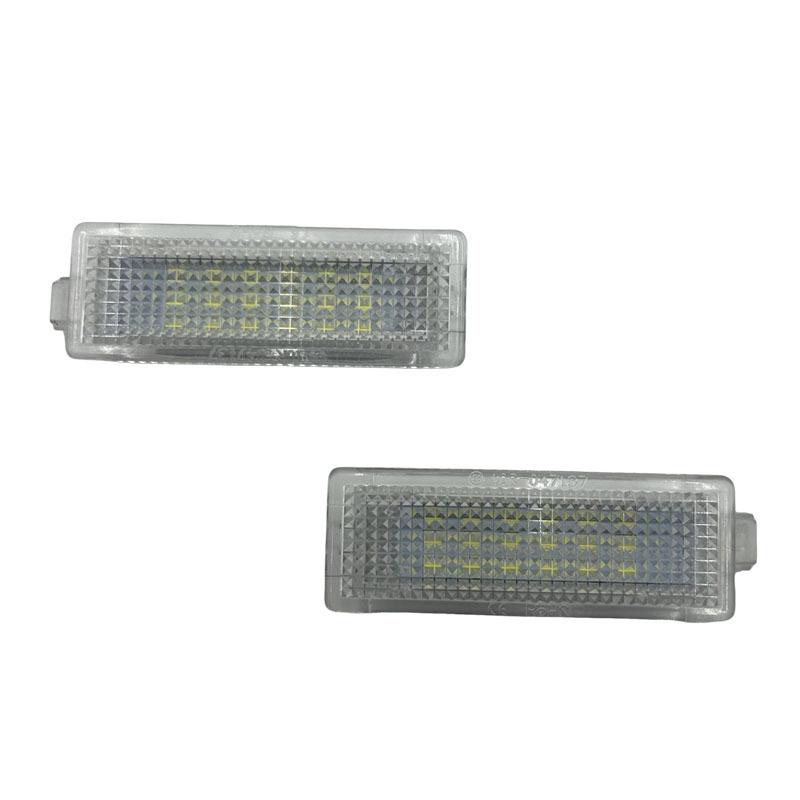 2pcs Car Interior LED Footwell Light Foot Lamp For BMW E90 E91 E92 E60 E65 F10 F20 E87 X5 E70 X3 E83 Compartment Glove Box Lamps
