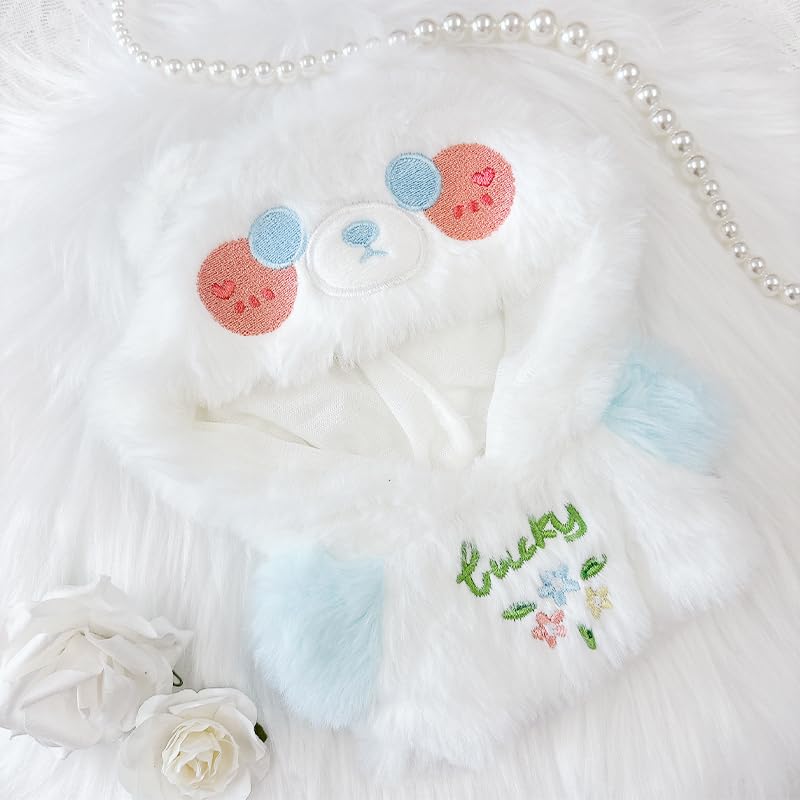 Fluffy Animal Kigurumi [for 20cm] White G.triger G-Trigger Oshi-Nui (Snuggle) [Product]