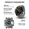 NORTH EDGE Men's Digital Watch Military Waterproof 50M Running Sports Pedometer Stopwatch Watch Heart Rate Wristband Android IOS