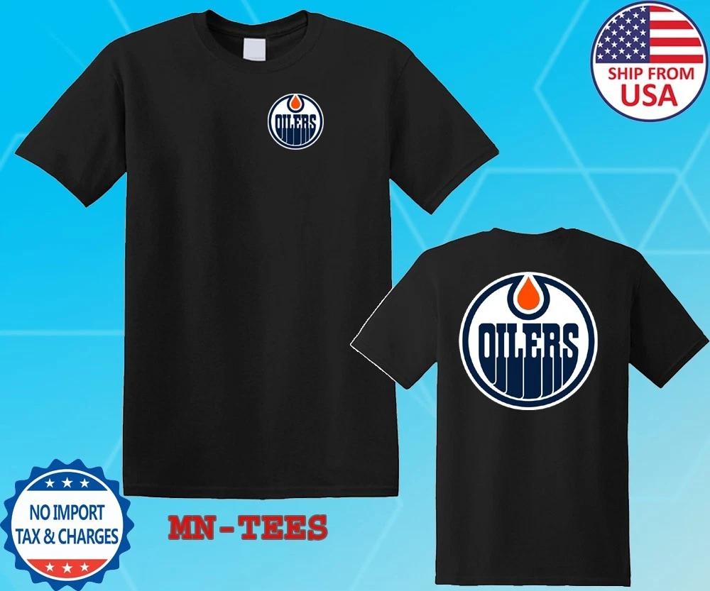 Edmonton Oilers Black Size S-5XL XL
