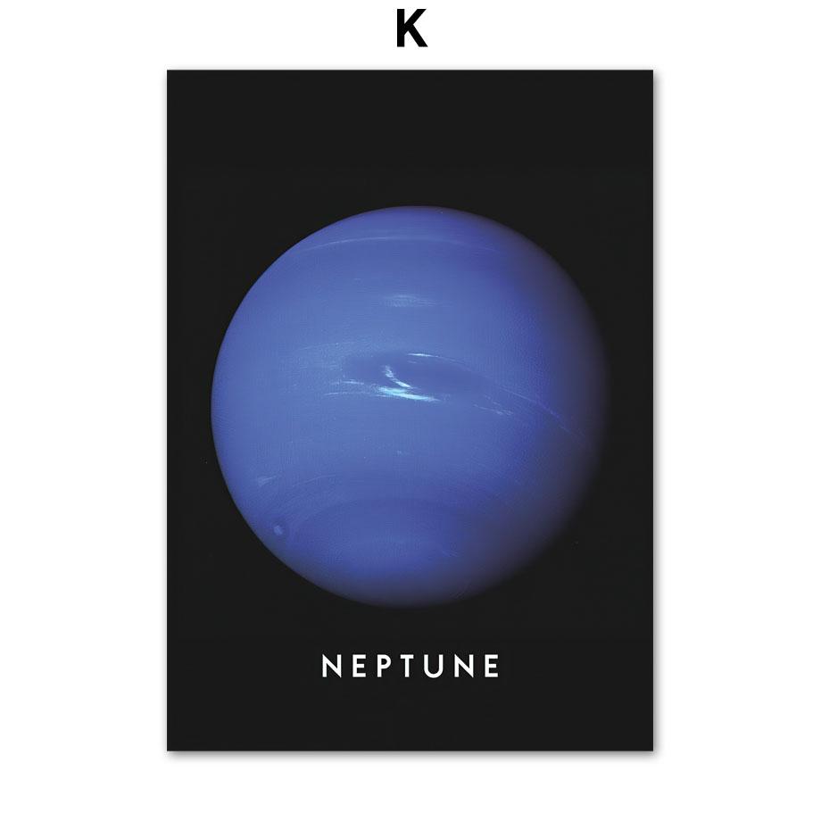 Σκανδιναβικές Αφίσες Και Εκτυπώσεις Ηλιακό Σύστημα ΠΛΟΥΤΩΝΑΣ ΑΡΗΣ ΓΗ ΚΡΟΝΟΣ ΕΡΜΗΣ Τέχνη Τοίχου Ζωγραφική σε Καμβά Διακόσμηση Εικόνες Για Σαλόνι